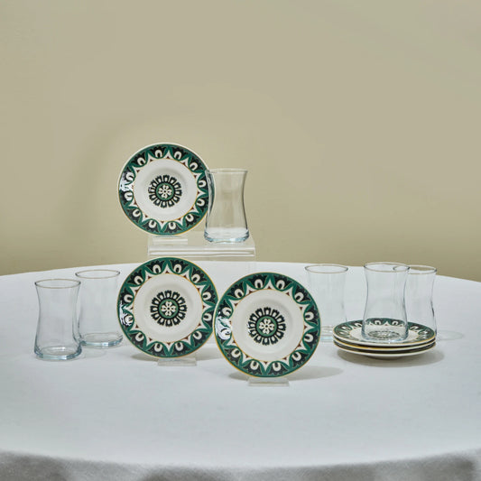 Lagada 12 Piece Tea Set for 6 People