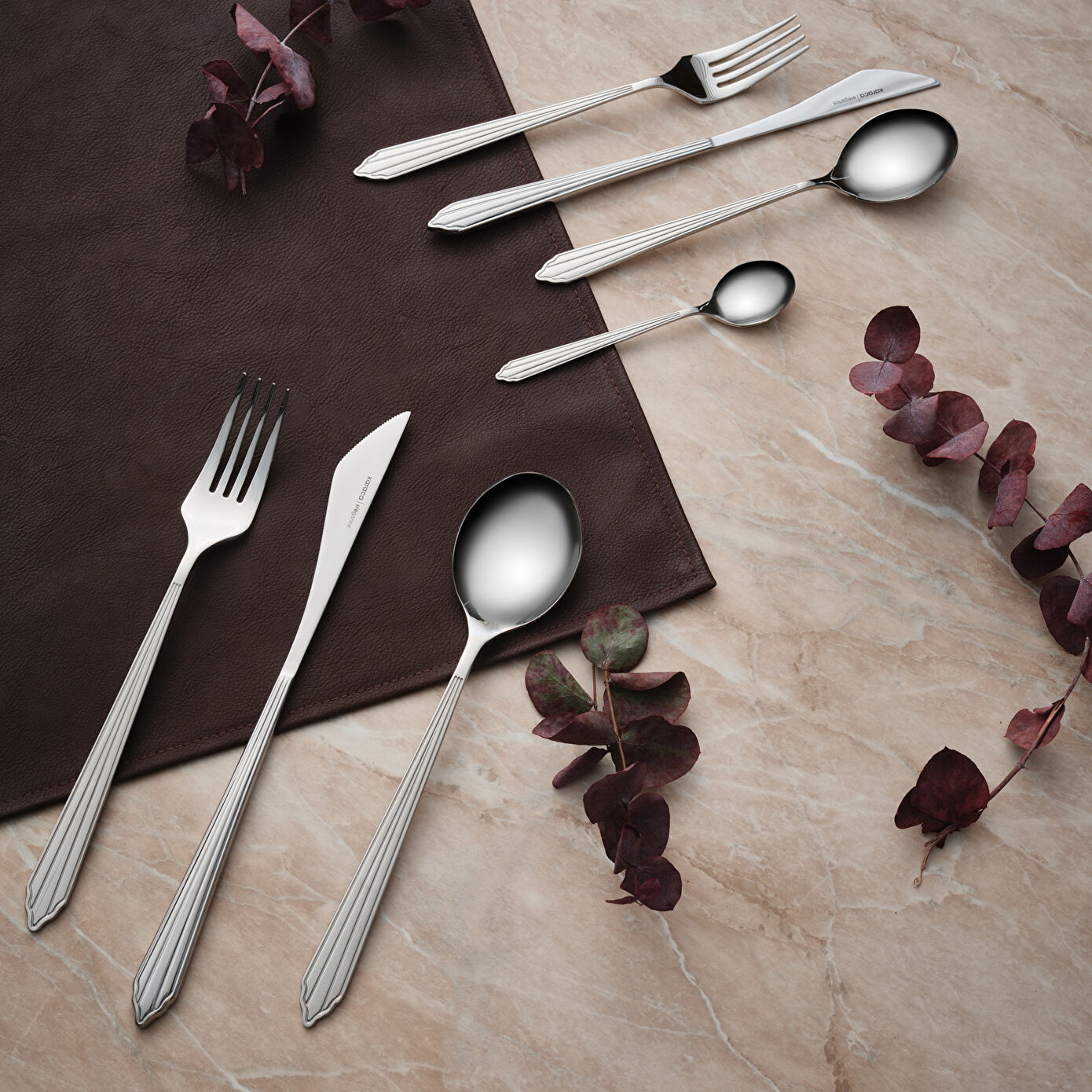 Karaca Rebellion 84 Piece Cutlery Set for 12 People