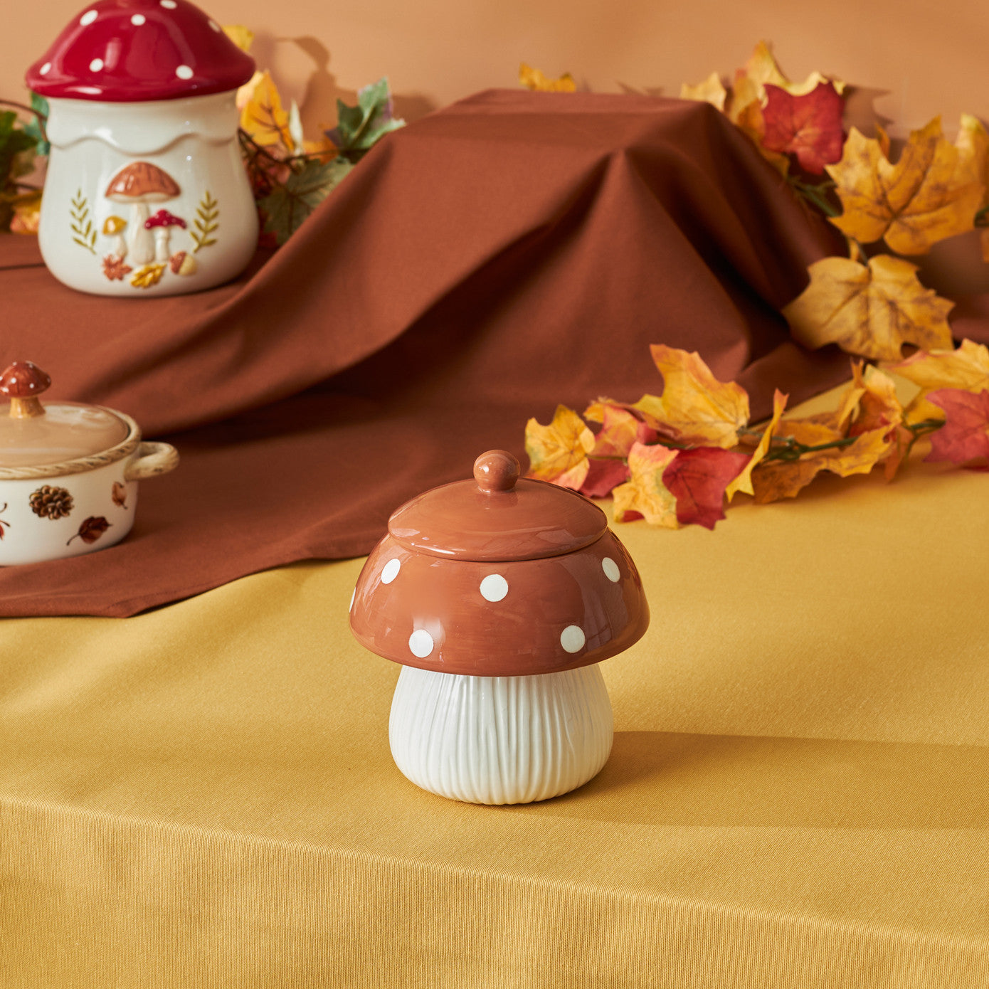 Cozy Mushroom Storage Container 520 ml