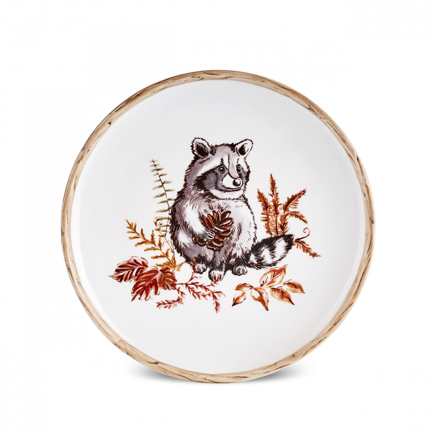 Cozy Raccoon Cake Plate 21 cm