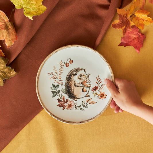 Cozy Hedgehog Cake Plate 21 cm