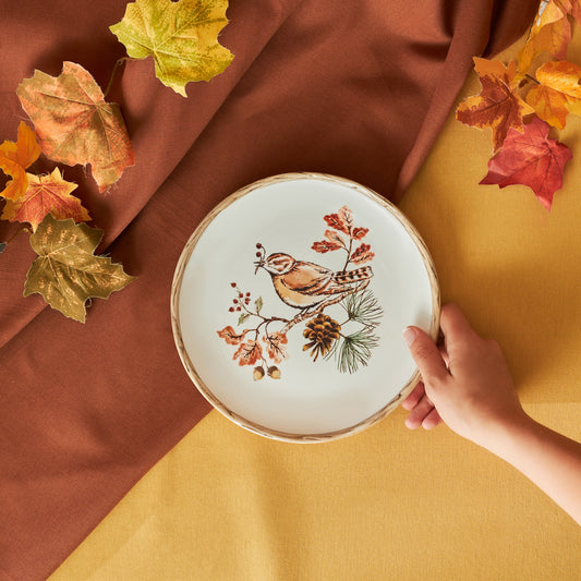 Cozy Bird Cake Plate 21 cm
