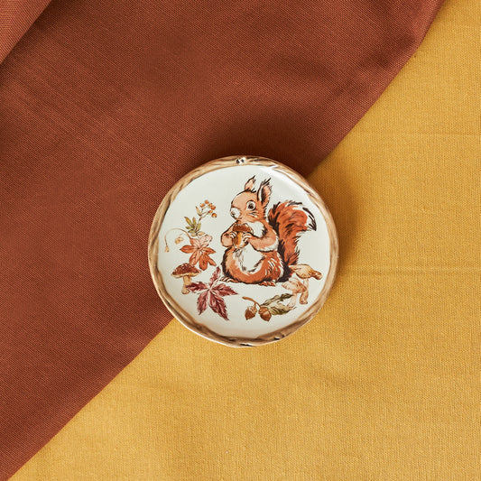 Cozy Squirrel Coaster