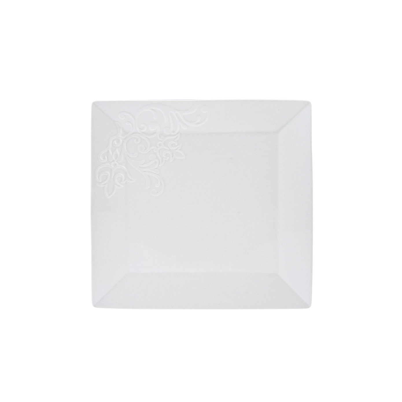 Forever Bone Trend Emboss 32 Piece 6 Person Breakfast Set