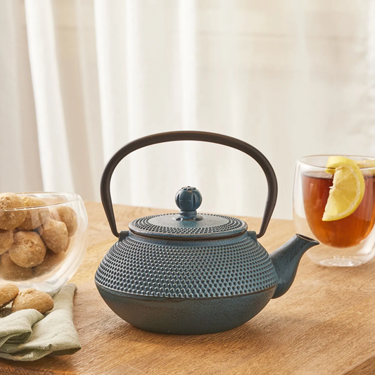 Mystical Cast Iron Teapot 720 ml Blue