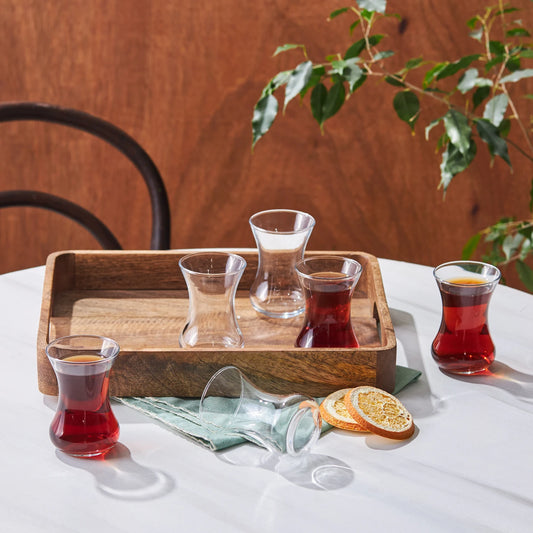 Vefa 6 Piece Tea Glass Set 130 ml