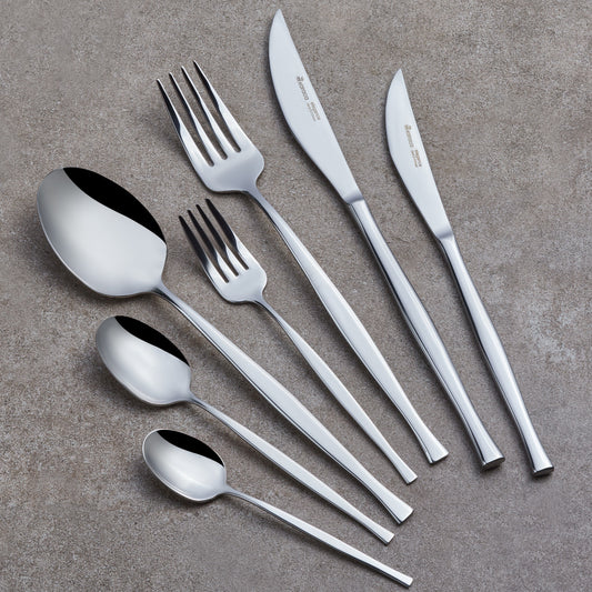 Istanbul 84 Piece Elegance Cutlery Set for 12 People