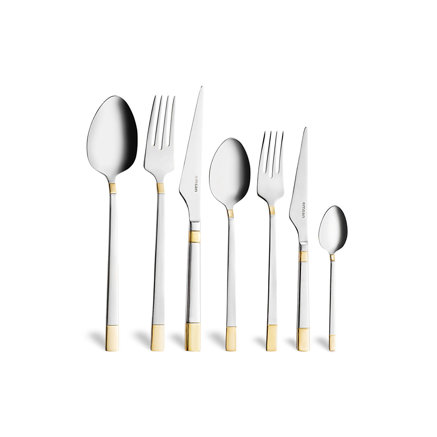 Elegance Duru Gold 84 Piece Luxury Boxed Cutlery Set for 12 People