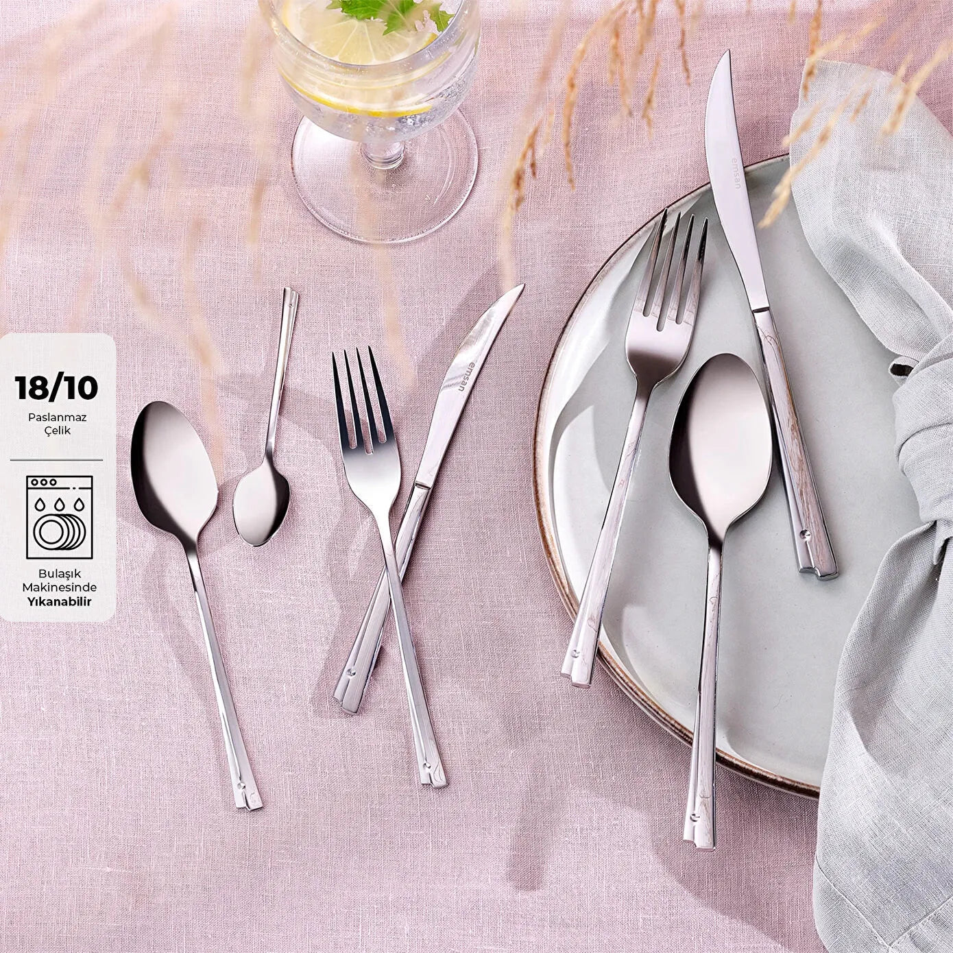 Accura 84 Piece Cutlery Set for 12 People