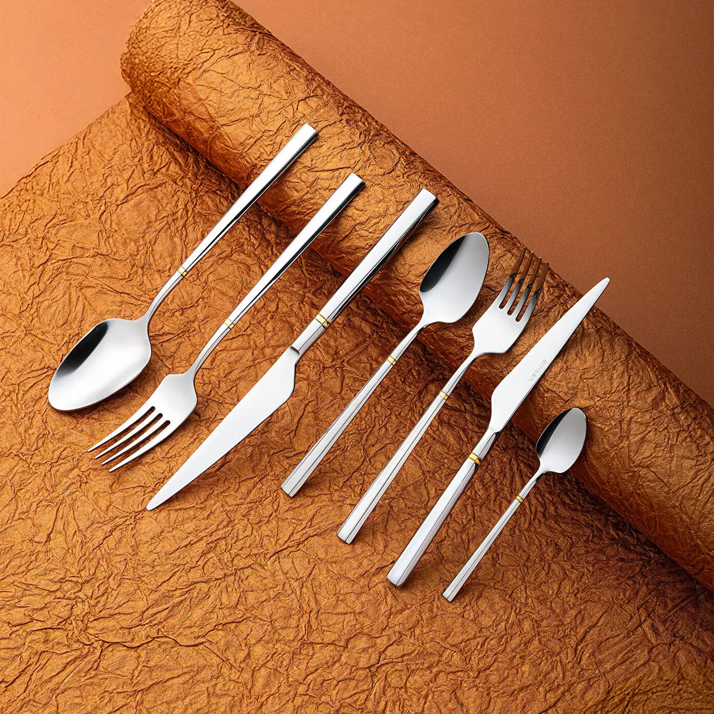 Prime Penta Gold 84 12 Piece Cutlery Set with Luxury Box