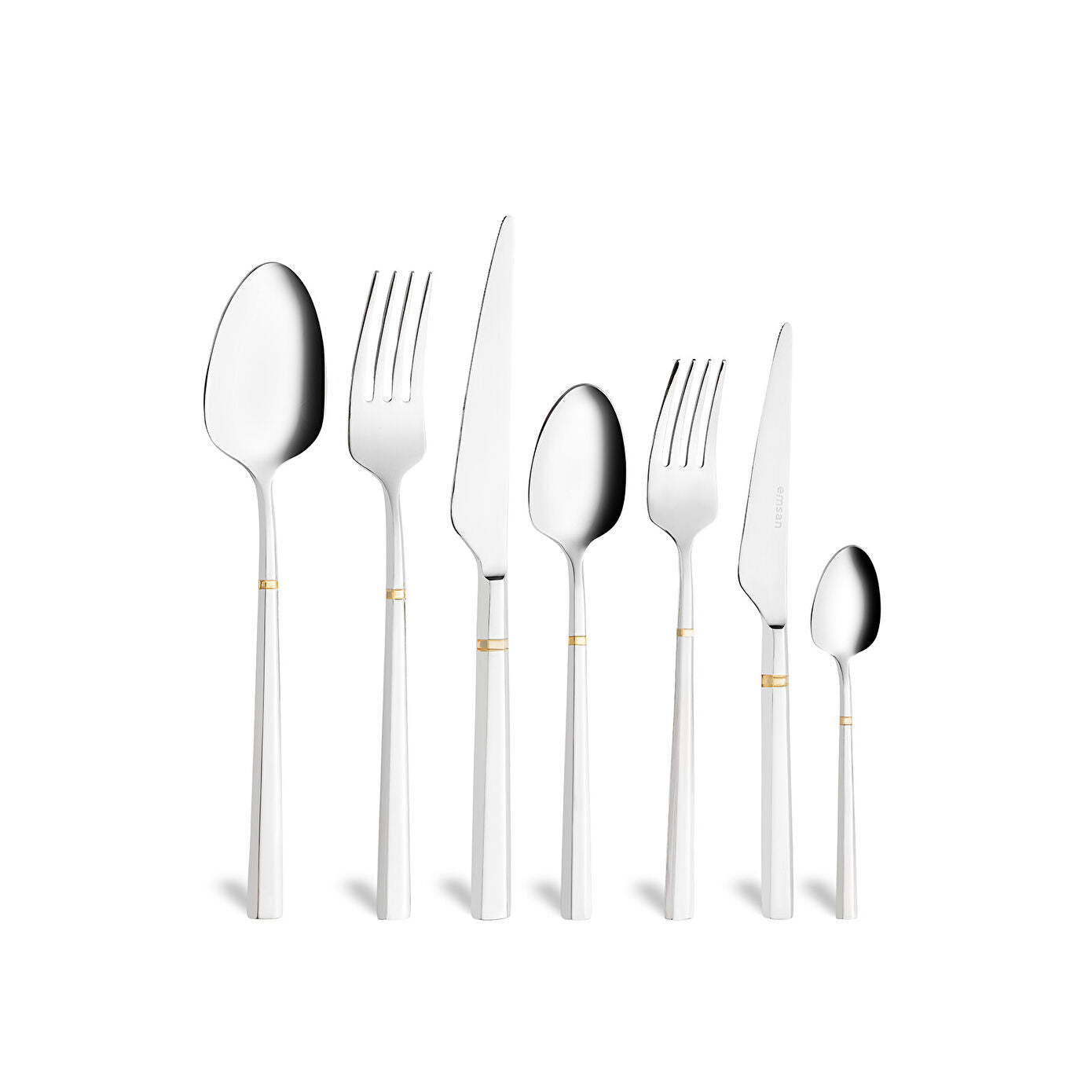 Prime Penta Gold 84 12 Piece Cutlery Set with Luxury Box
