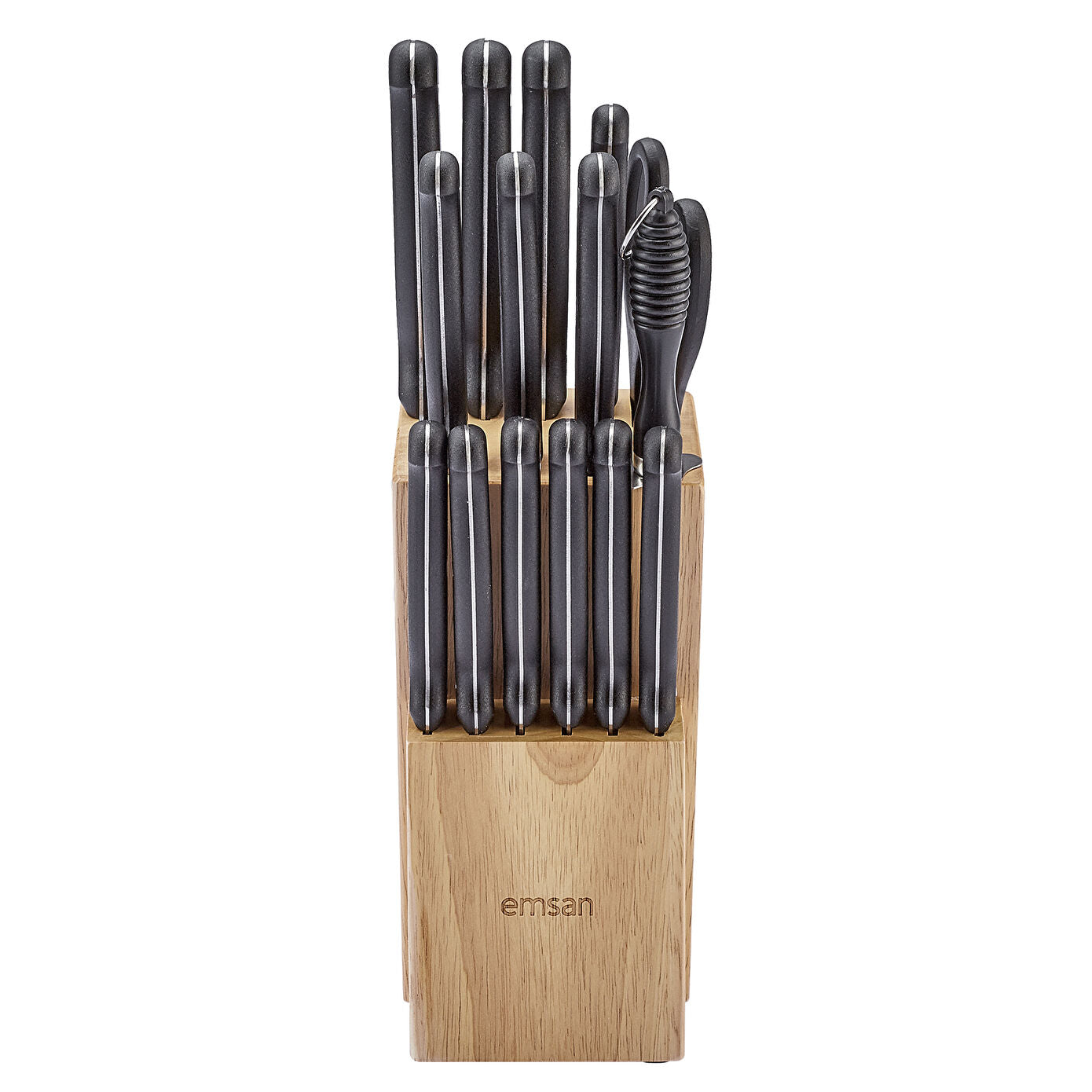 Emsan Universal 15 Piece Knife Set with Stand