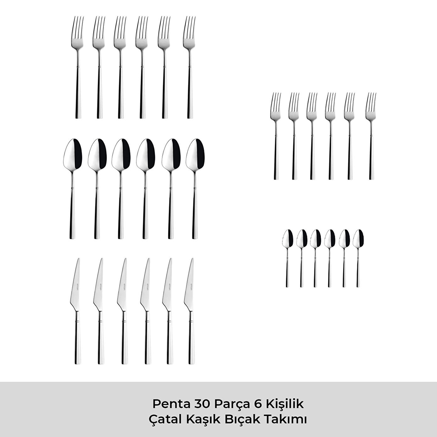 Penta 30 Piece Cutlery Set for 6 People