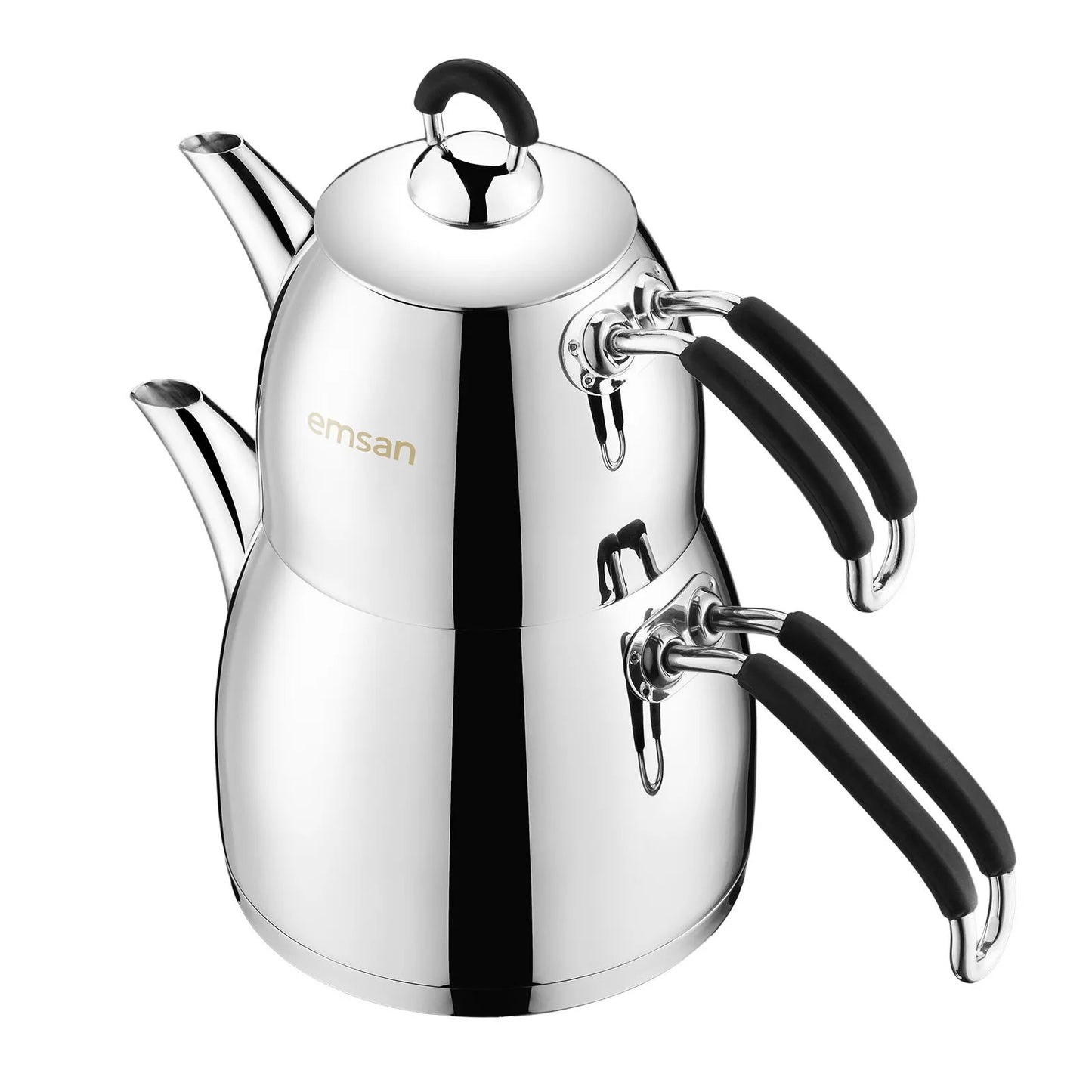 Emsan Mina Maxi Teapot Set, Black