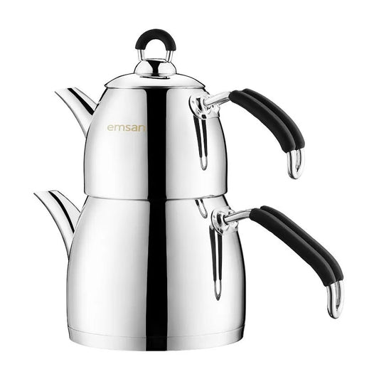 Emsan Mina Maxi Teapot Set, Black