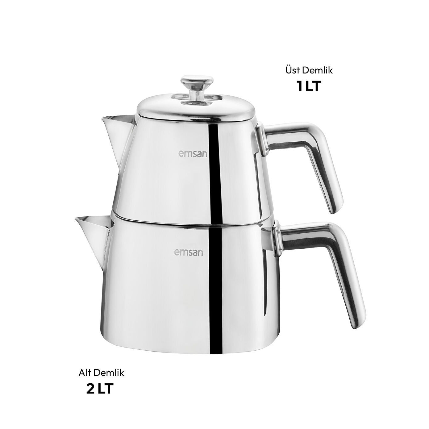 Emsan Tea Time Teapot Set Small 0,7 Lt - 1,5 Lt