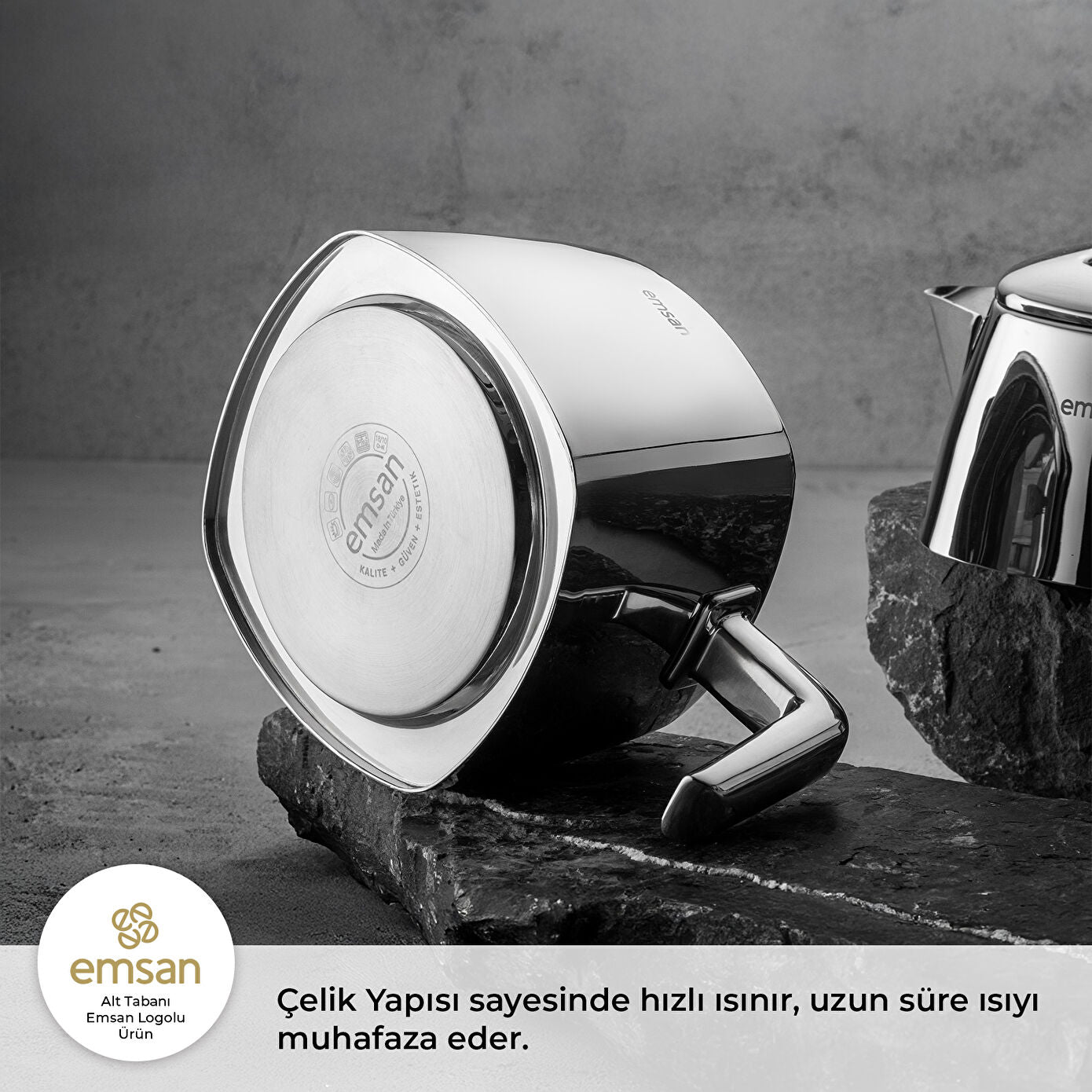 Emsan Tea Time Teapot Set Small 0,7 Lt - 1,5 Lt