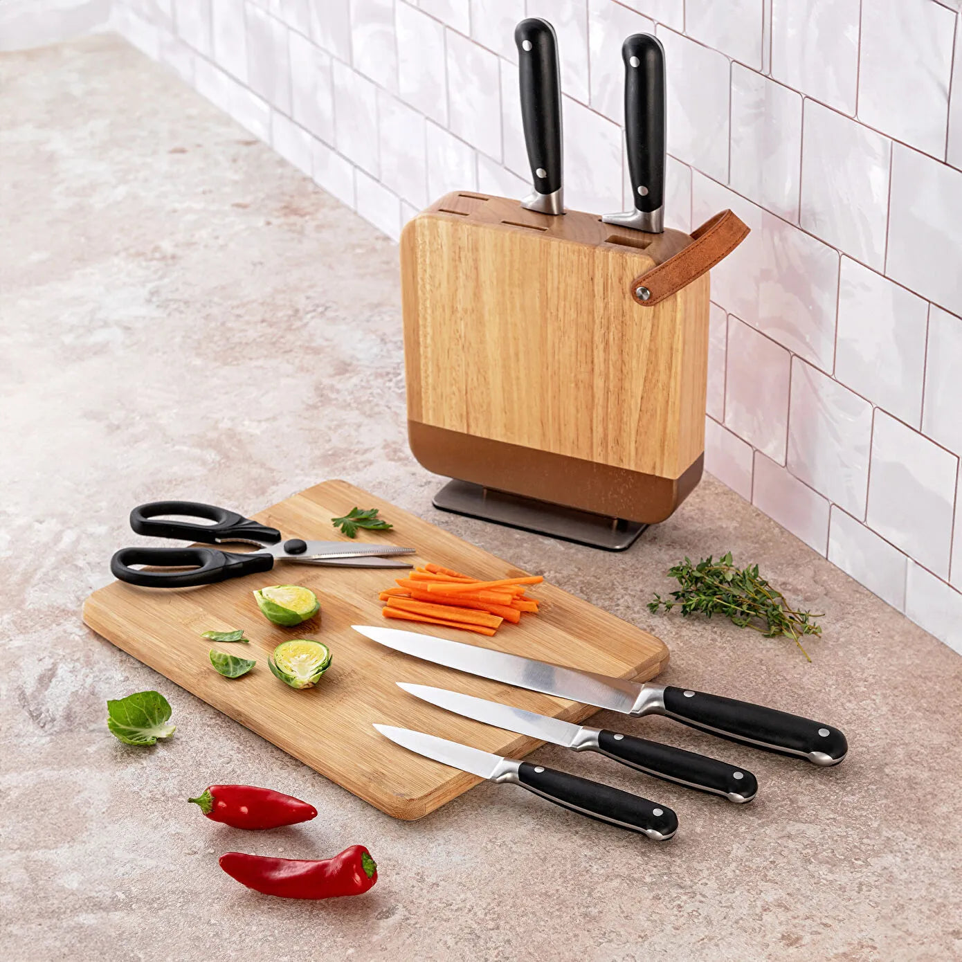 Emsan Sansa 7 Piece Knife Set