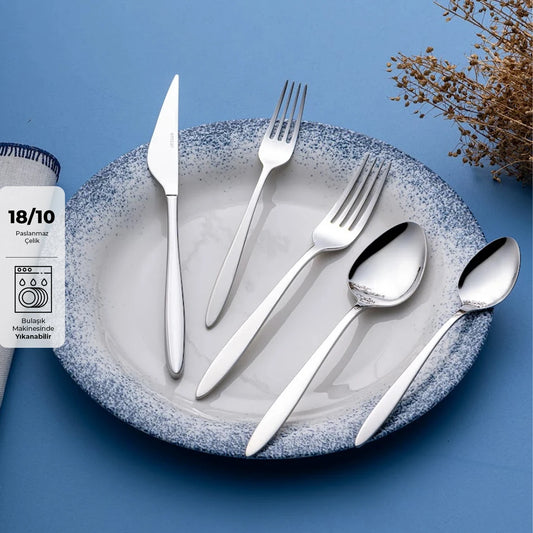 Emsan Yakamoz 60 Piece Boxed Cutlery Set for 12 People