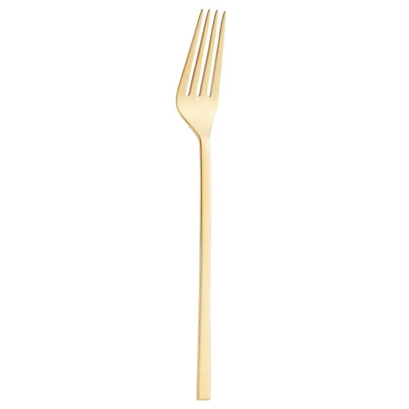 Emsan Alba 18-Piece Shiny Gold Dessert Boxed Cutlery Set