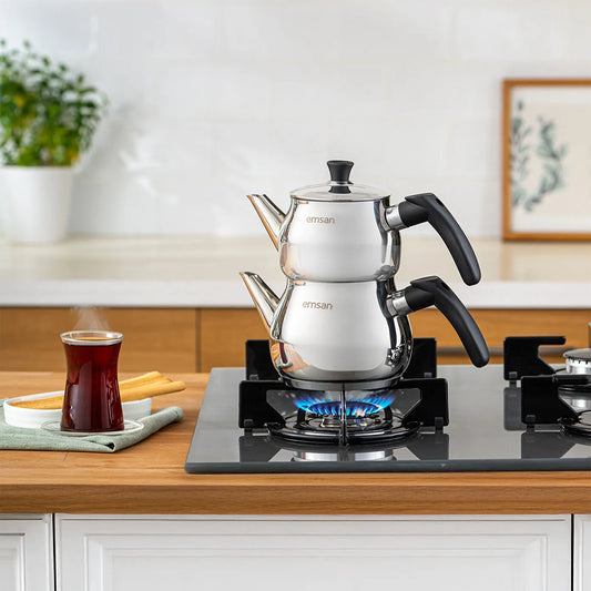 Emsan Ajda Mini Teapot Set 0.75-1.5 lt