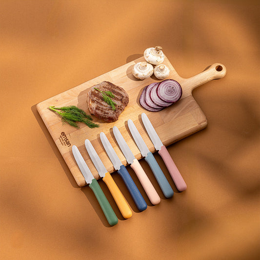 Emsan Rustic 6-Piece Steak Knife Set