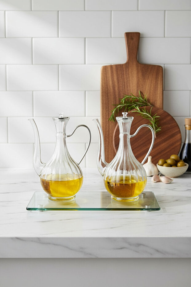 Borosilicate Glass Glory Oil or Vinegar Dispenser