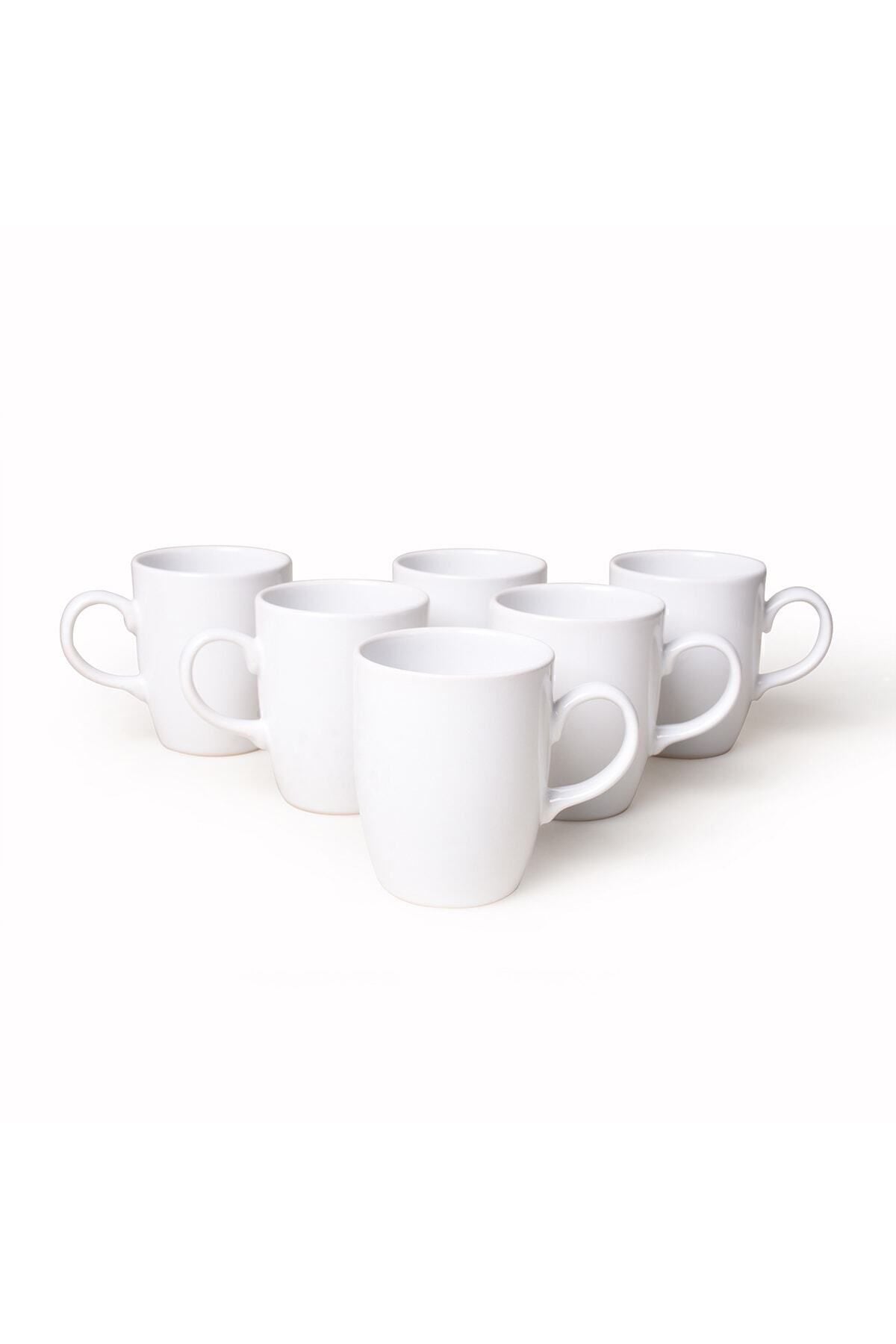 White Cloud Mug, 9 cm, 6 Pieces