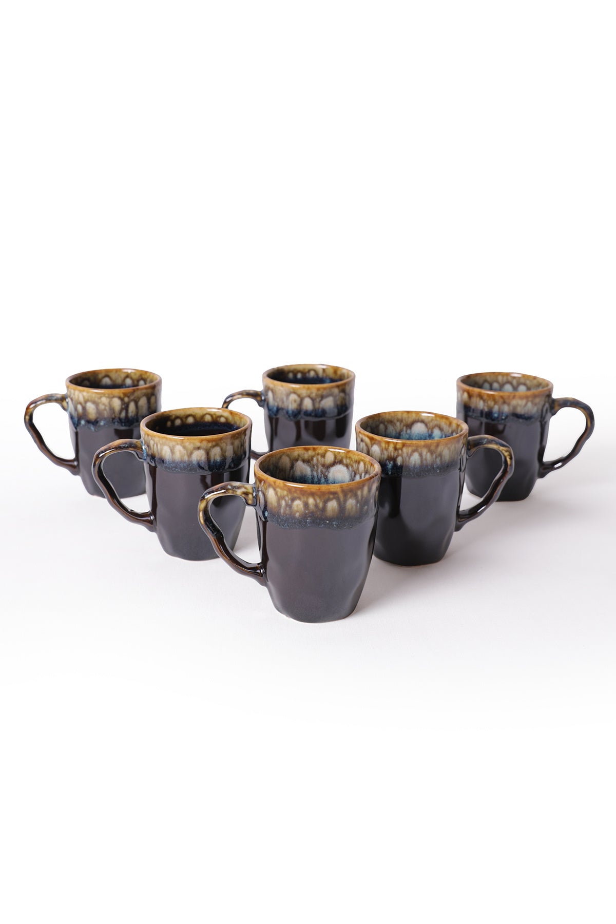Shizen Black Organic Mug 10 cm 6 Pieces