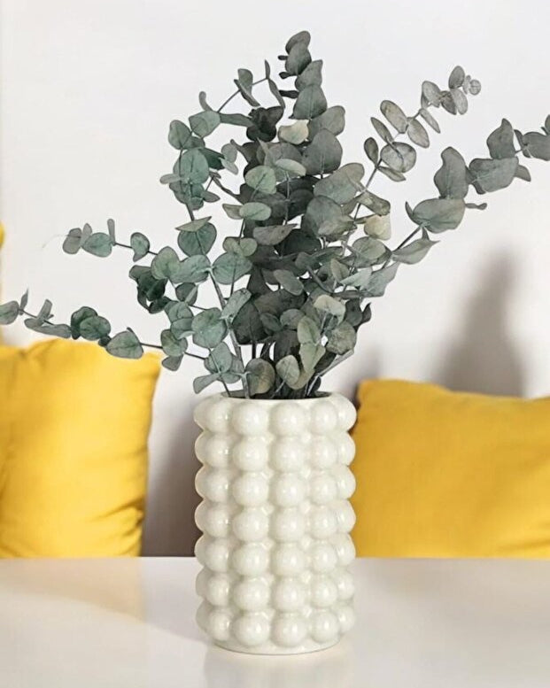 White Bubble Vase