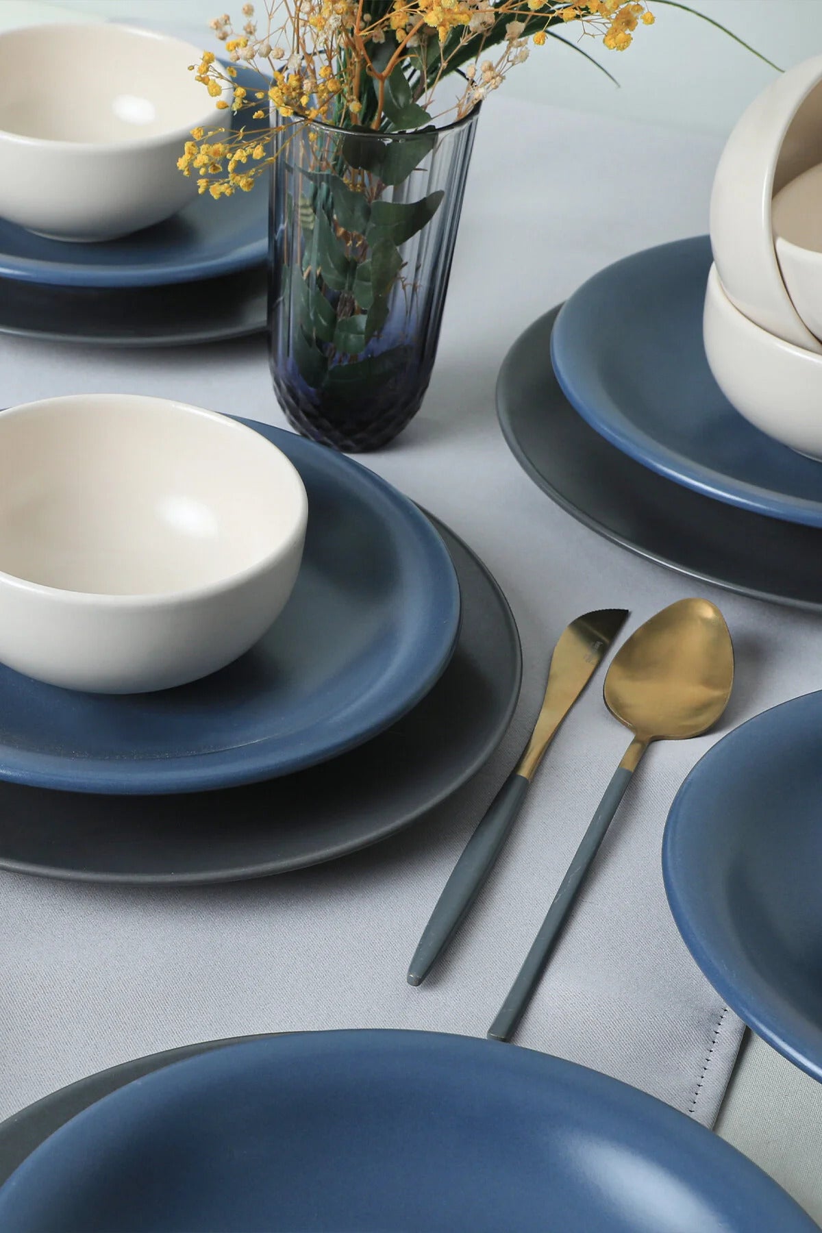 River Mix Dinner Set, 6 Pieces, for 2 People