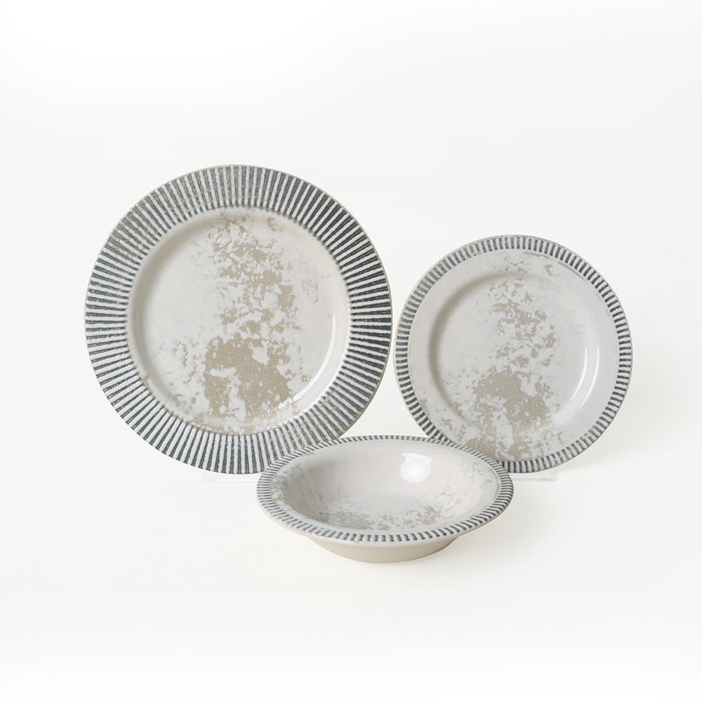 Deep Moon Assos Dinner Set 18 Pieces 6 Person