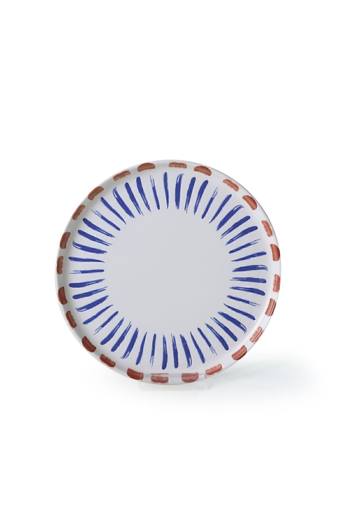 Red Line Pasta Plate 22 cm 6 Pieces