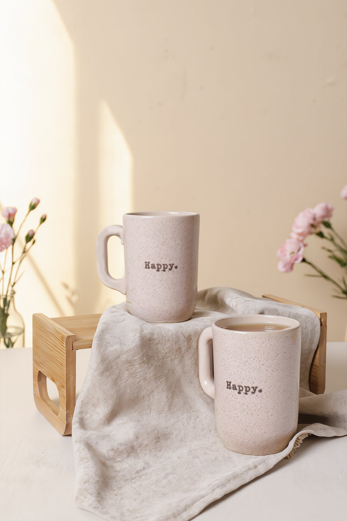 Happy Format Mug 11 cm 2 Pieces