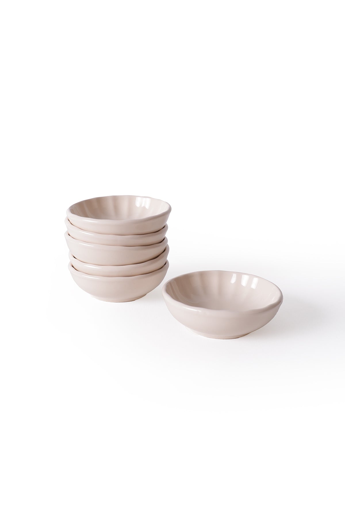 Cream Sirius Snack Bowl 10 cm 6 Pieces