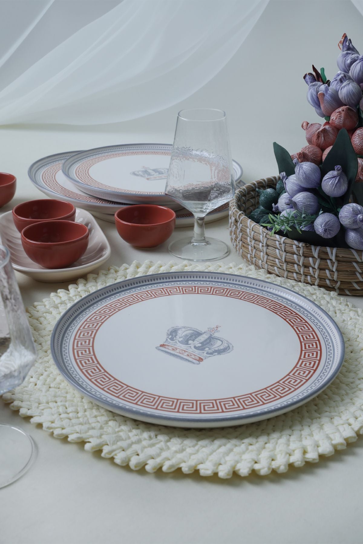 Royal Majesty Breakfast Set, 14 Pieces, for 6 People