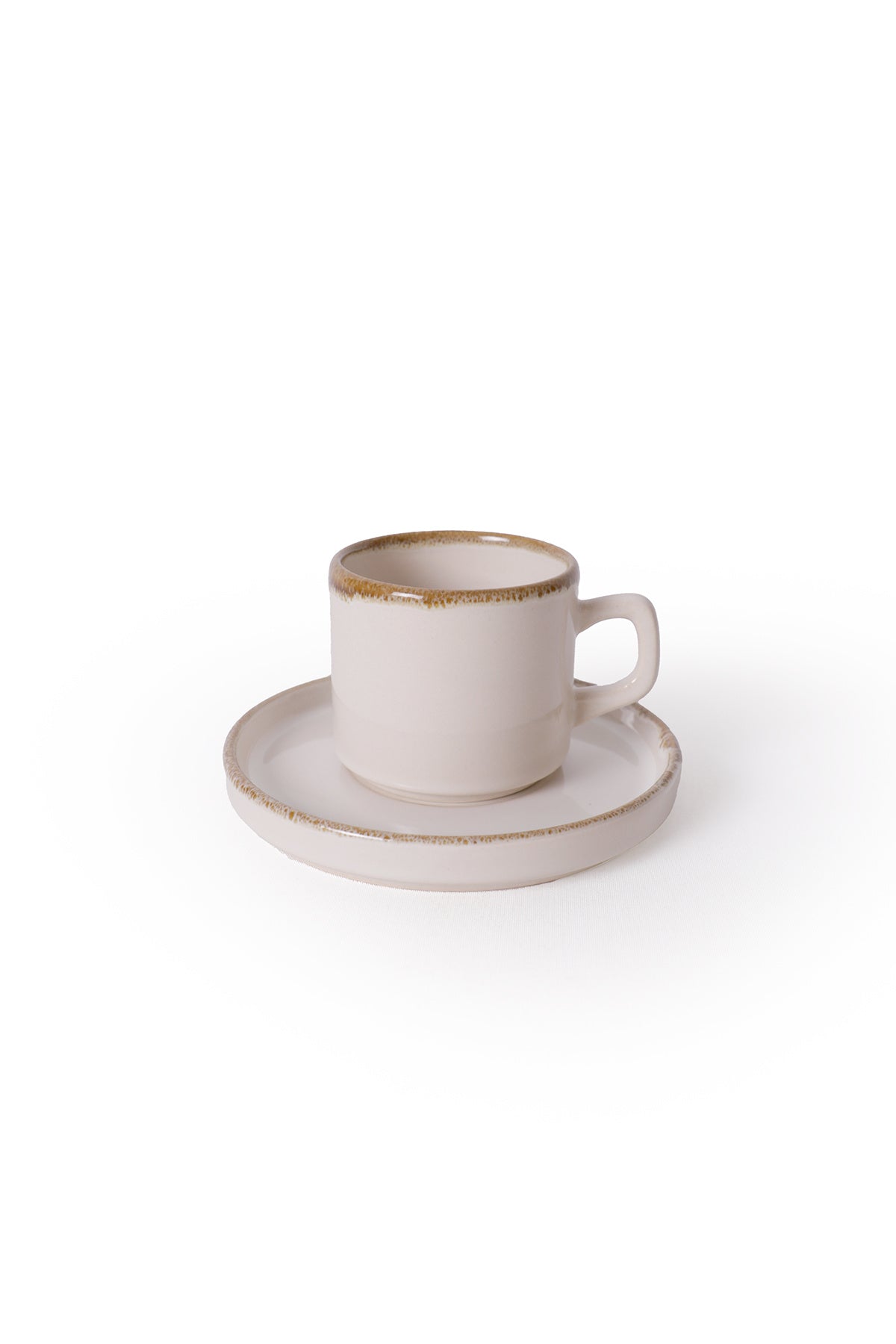 Straw Stackable Tea Set, 12 Pieces, for 6 People