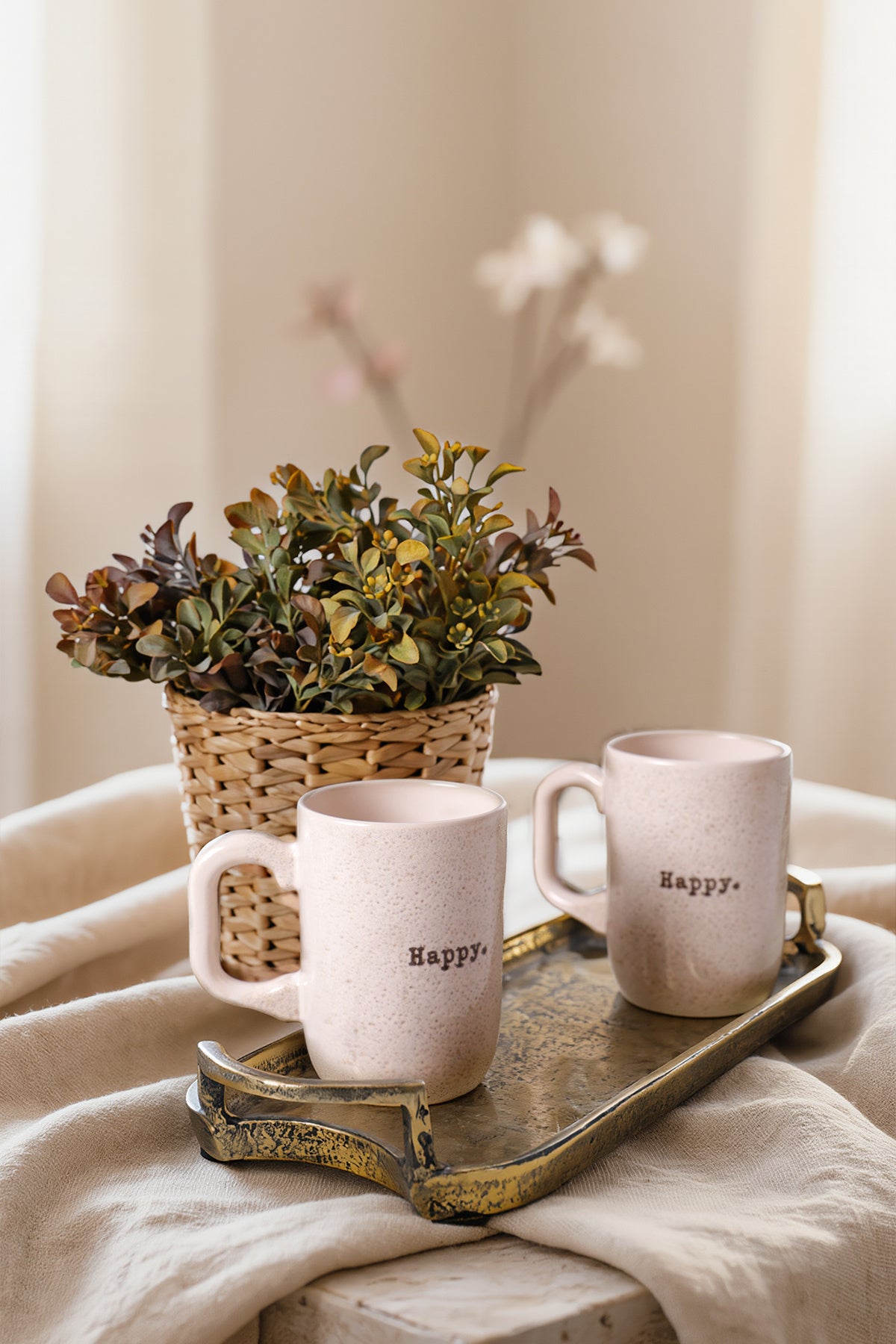 Happy Format Mug 11 cm 2 Pieces