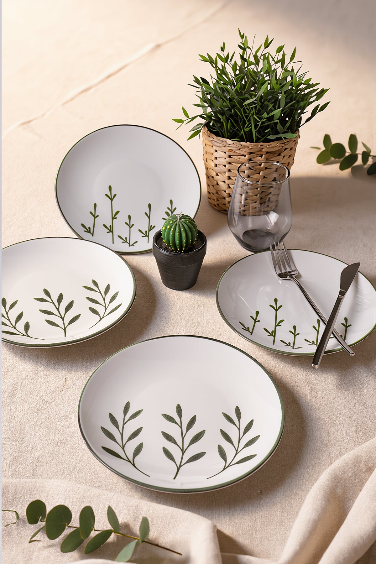 Verdea Plate 20 cm 4 Pieces