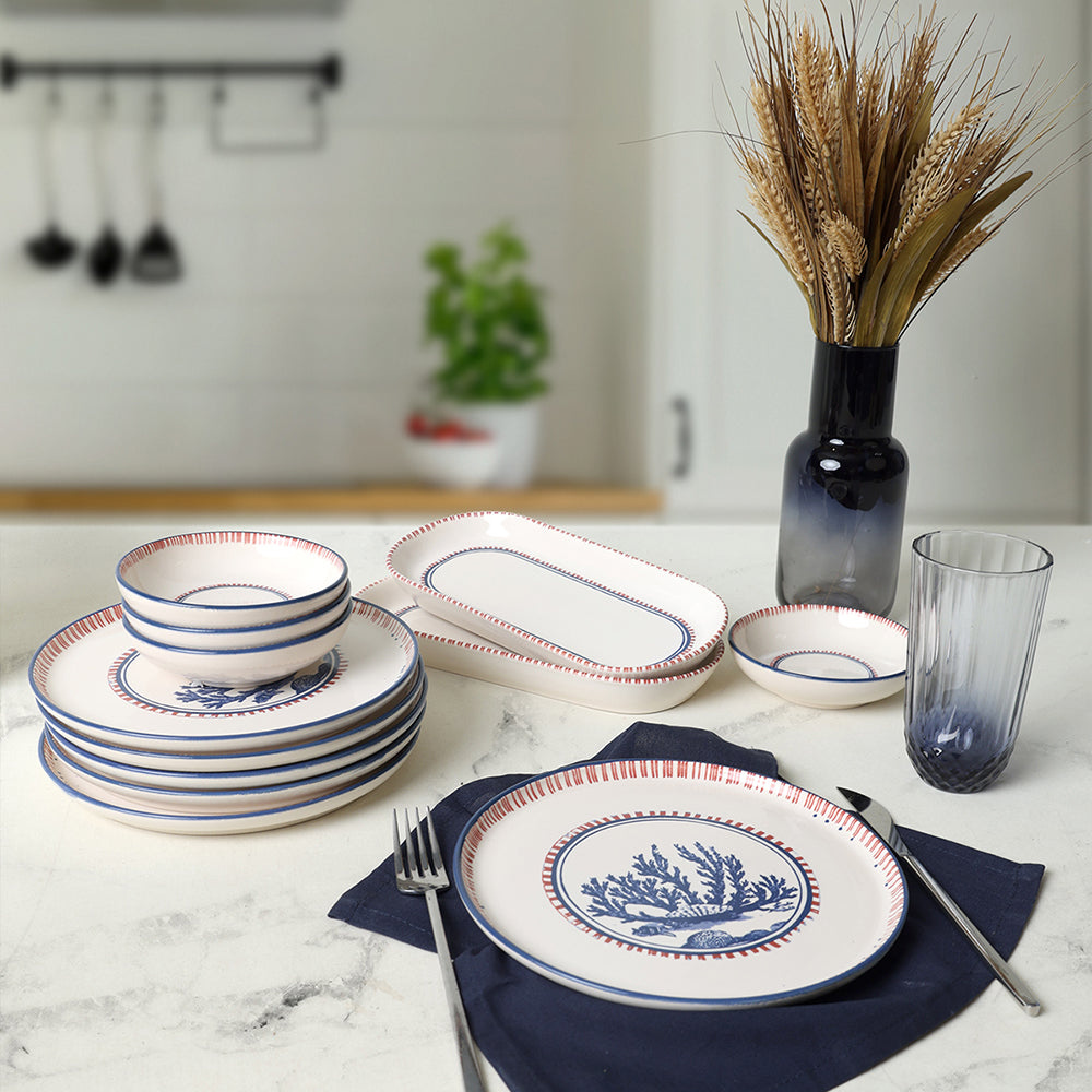 Marine Wonders Breakfast Set 12 Pieces for 6 People