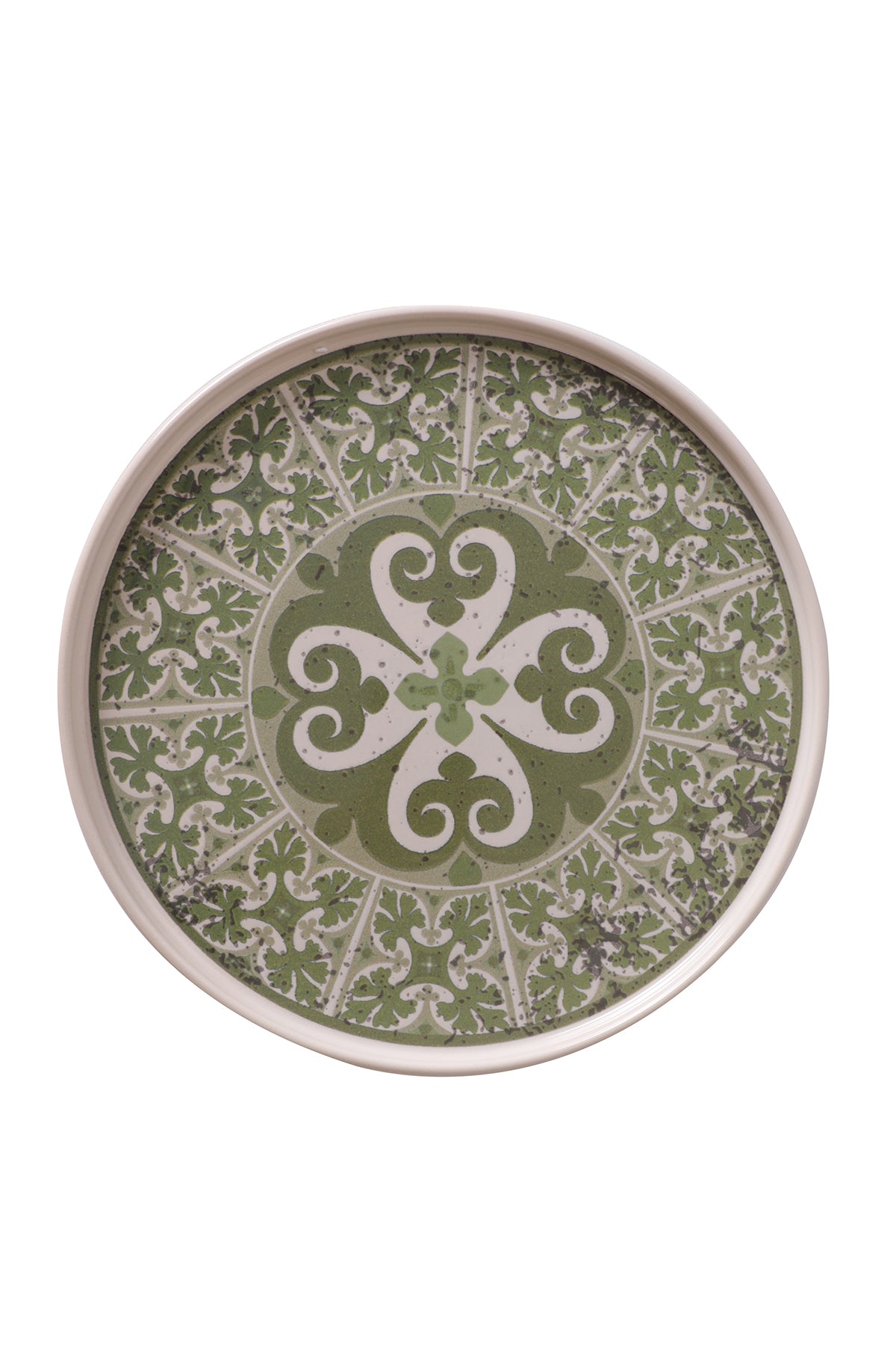 Timeless Green Stackable Serving Plate 27 cm, 4 Pieces