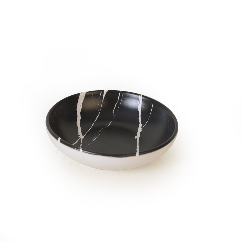 Marble Snack Bowl 13 Cm 6 Pieces
