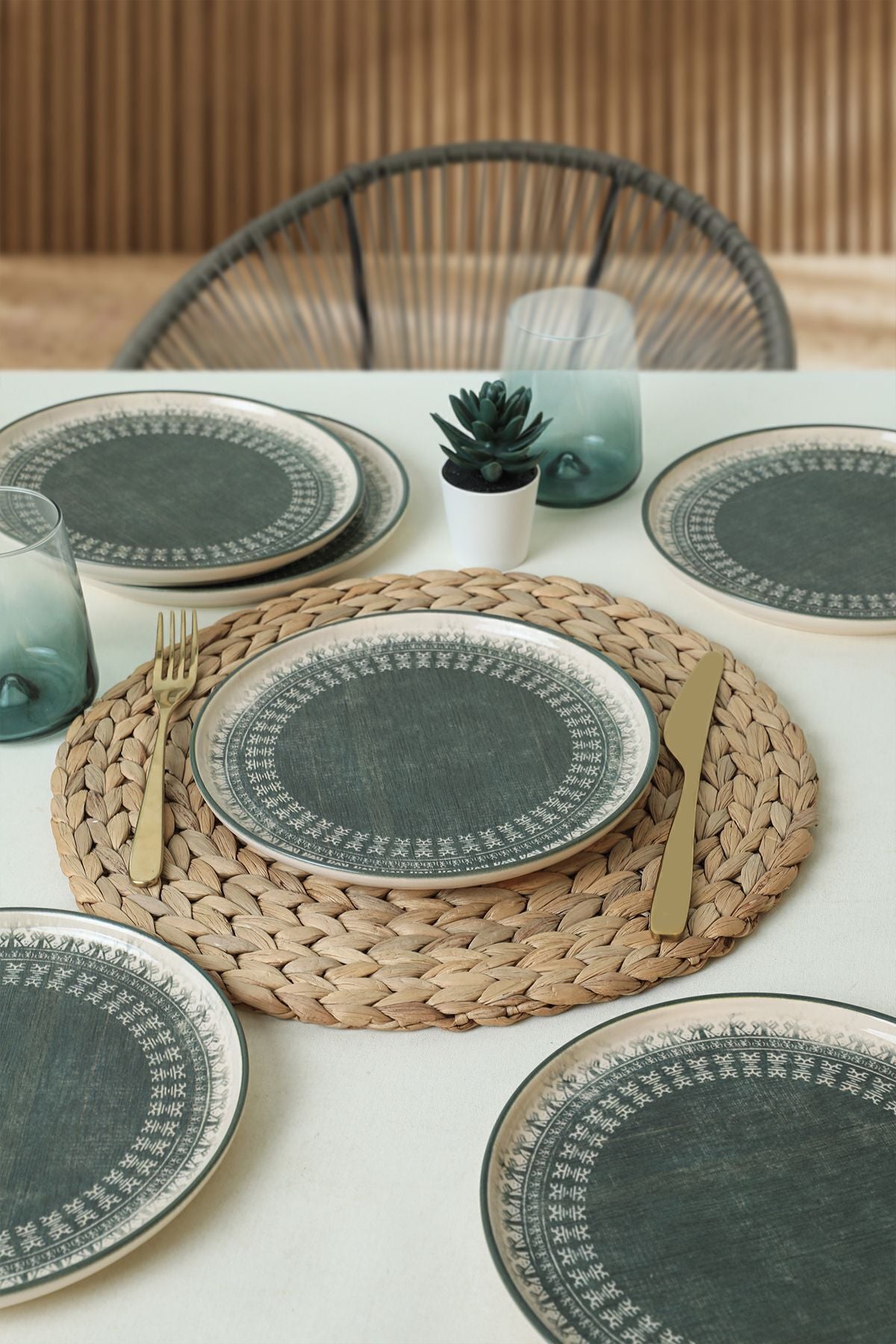 Maya Nordic Pasta Plate 22 cm 6 Pieces