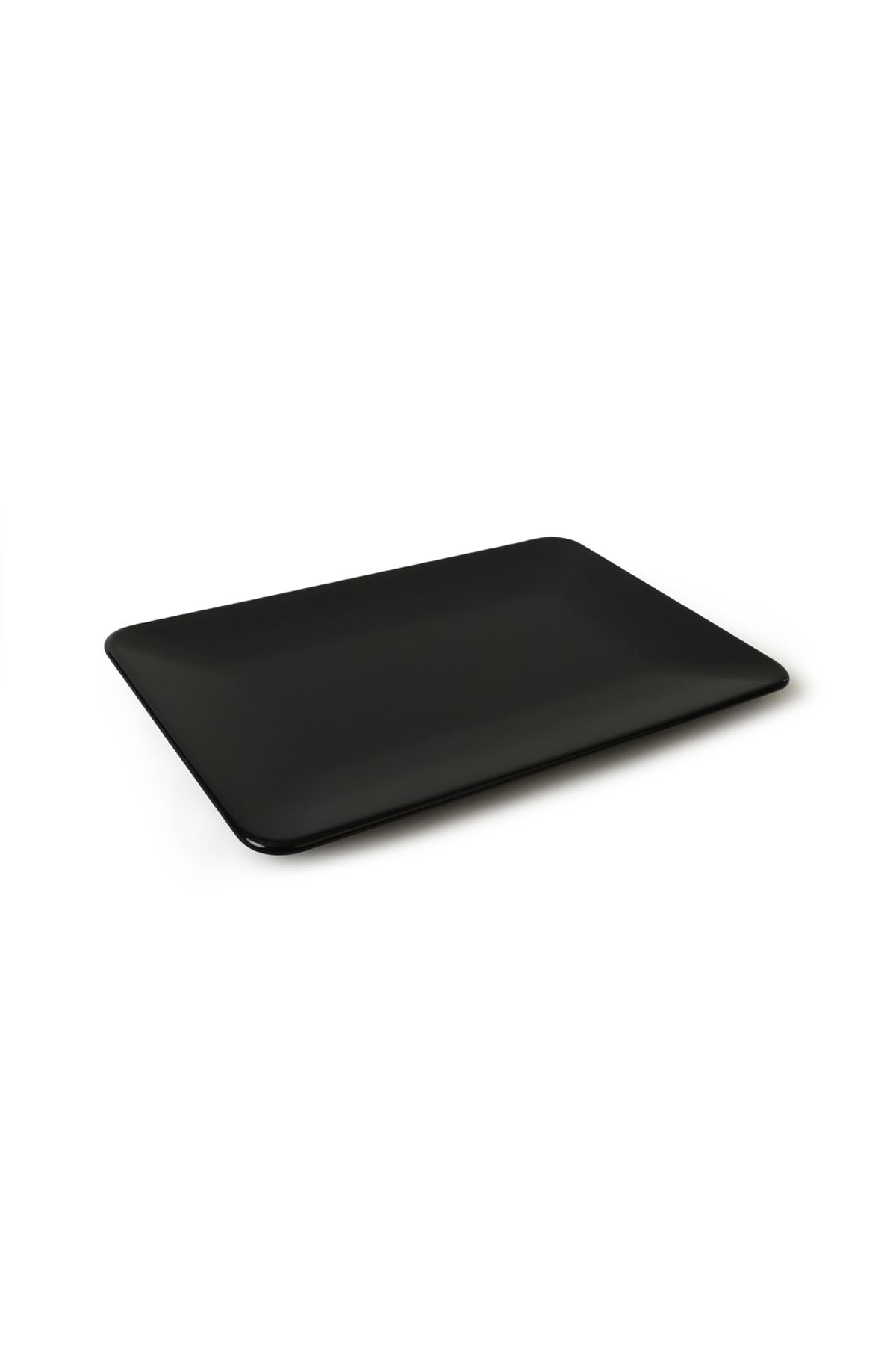 Black Siera Boat-Shaped Plate, 31 cm, 2 Pieces