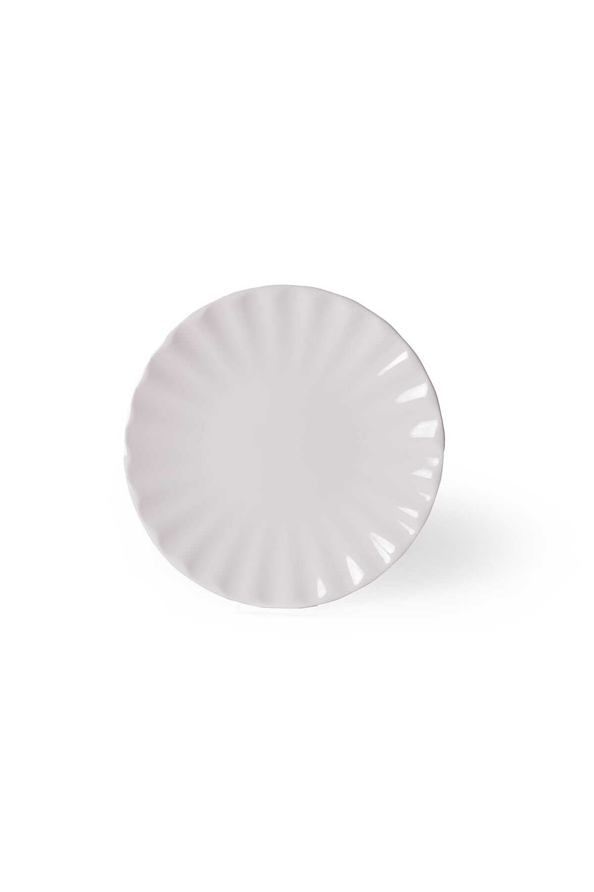 White Sirius Serving Plate 27 cm 6 Pieces