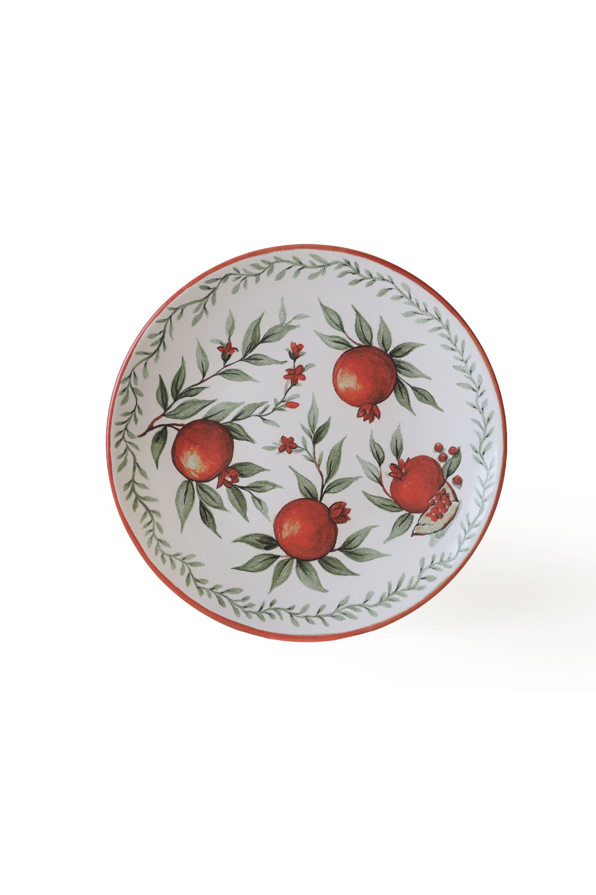 Pomegrenate Aegean Dessert Plate 20 cm 4 Pieces