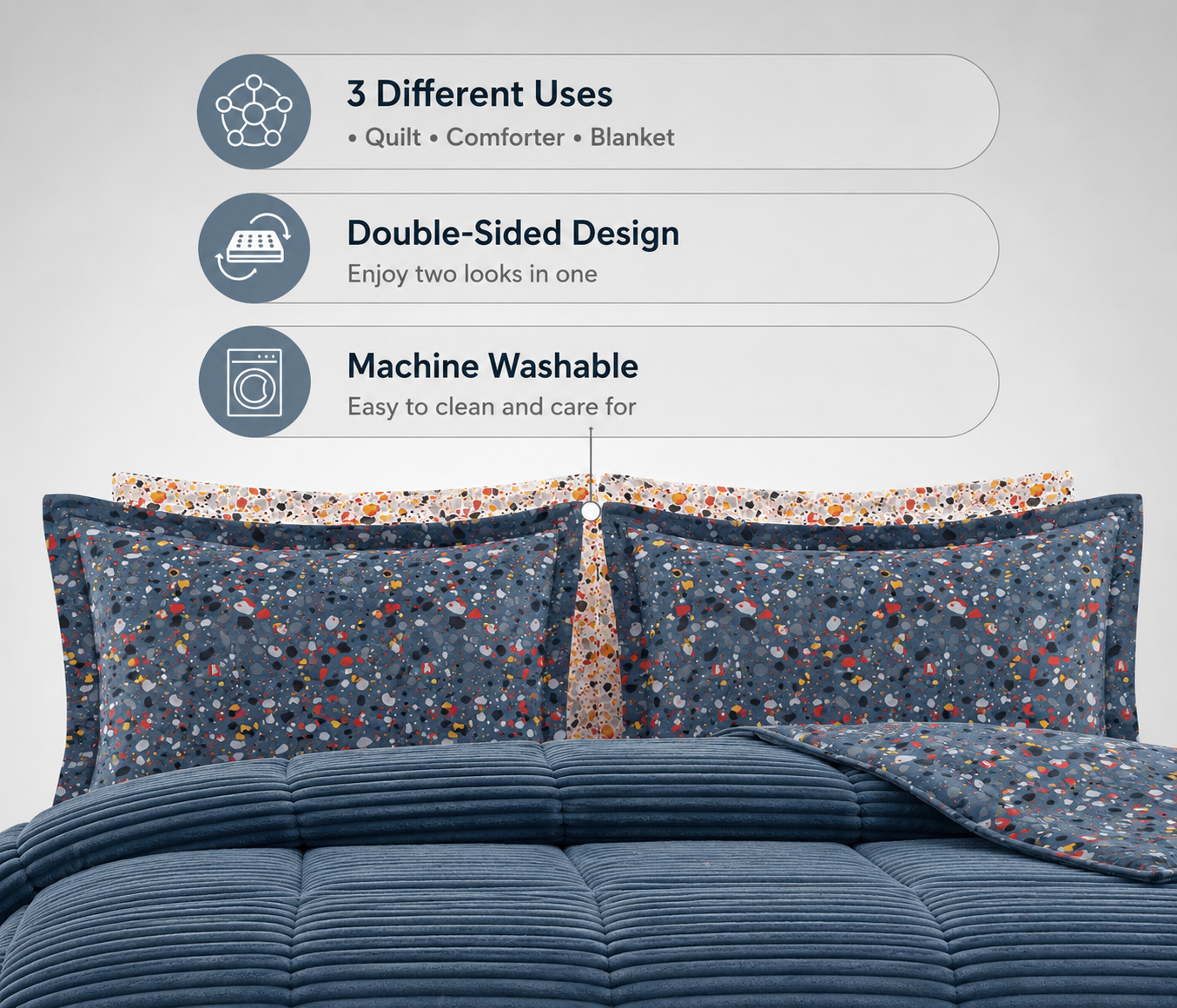 Terrazzo Triola Sleeping Set – Indigo