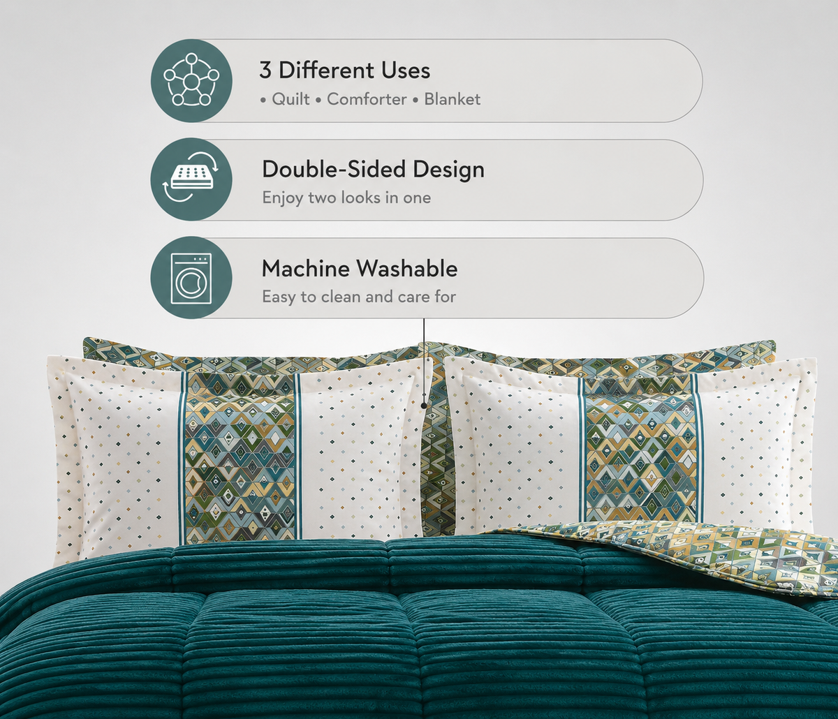 Diamond Triola Sleeping Set - Green