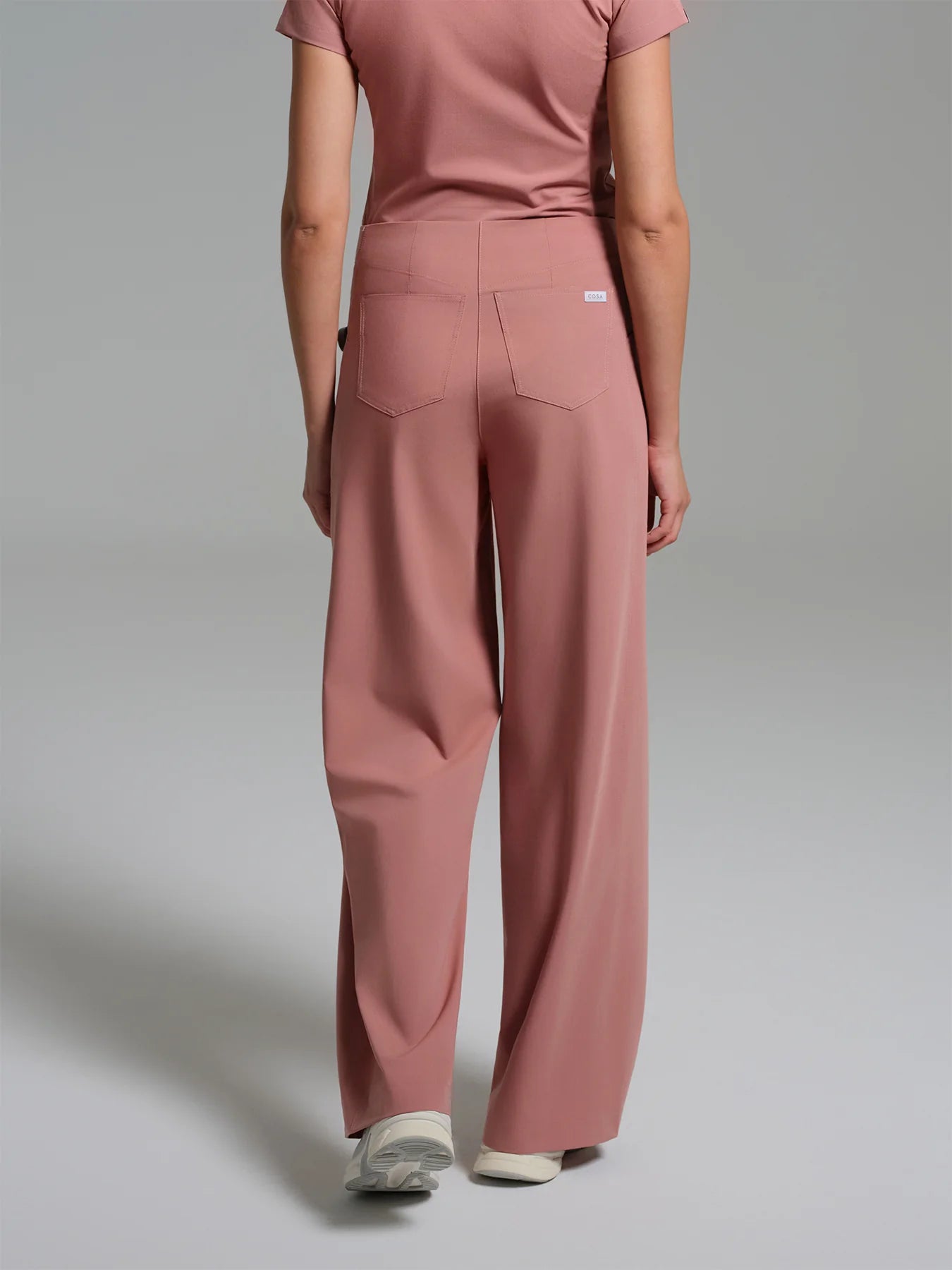 Cosa Atria® Women's Wide Leg Trousers - Powder