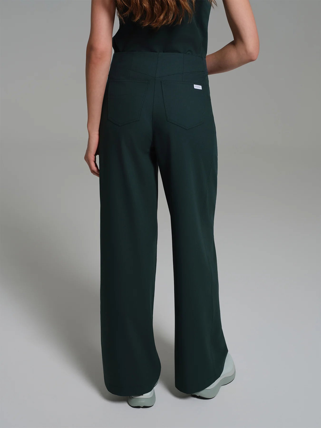 Cosa Atria® Women's Wide Leg Trousers - Petrol Green